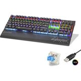 Skygo Qtr Mekanik USB Kablolu Klavye (Rgb - Siyah G525XB) - Orjinal - Çok Renkli