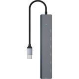 Skygo Ramia Premium | ADS-313 Type-C 7 Port USB Hub ZR872 | TG-HB-2026 - Renkli