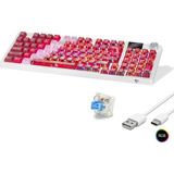 Skygo Ramia Premium | Kablosuz Mekanik Klavye Rgb Blue Switch 95 Tuş - Kırmızı Beyaz MF1705R | Tg-Hb-2 - Renkli