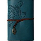 Skygo Ramia Premium | Yaprak Desenli Deri Defter | TG-HB-2026 - Renkli