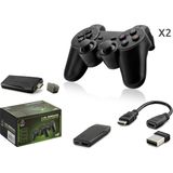 Skygo Retro Oyun Stick HDMI Çift Gamepad Seti 2.4g Kablosuz - Siyah HD327