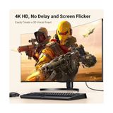 Skygo Revify 4K 1080P@120Hz Displayport 1.2 To HDMI 1.4 Örgülü Kablo, 3m, 35843 - 1 GB - 00-Siyah - Beyaz - Option-1