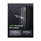 Skygo Revify AC650 5ghz / 2.4ghz Dual Band USB 2.0 Wi-Fi Adaptör - 1 GB - 00-Siyah - Beyaz - Option-1