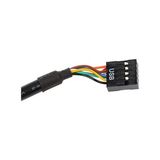 Skygo Revify AL-4584 9 Pin USB 2.0 Dişi - 19 Pin USB 3.0 Erkek Çevirici Dönüştürücü Adaptör Kablosu - 1 GB - 00-Siyah - Beyaz - Option-1