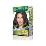 Skygo Revify Amonyaksız, Vegan, Doğal, Besleyici Kalıcı Saç BOYASI%100 Beyaz Kapama (1 Paket 2 x 50 ml Boya & Oksidan) (Kumral 7.0)