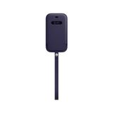 Skygo Revify Apple iPhone 12 Mini Için Magsafe Özellikli Deri Zarf Kılıf - Derin Mor - Option-1 - 0-Bordo
