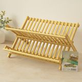 Skygo Revify Bambu Tezgah Üstü Bulaşıklık ve Tabaklık 46X33 cm - Option-1 - Abanoz