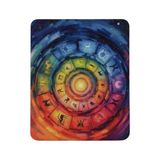 Skygo Revify Baskılı Desenli Renkli Tip Kaymaz Taban Optik Bilgisayar Notebook Mouse Pad Maus Pad (Astroloji) - Option-1 - 00-Siyah - Beyaz