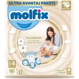 Skygo Revify Bebek Bezi Pure&soft Maxi 4 Beden Aylık Paket 86 Adet - 0- Koyu Mavi - 0 - 1 Ay