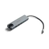 Skygo Revify Dark 6'sı 1 Arada USB 3.2 Gen 1 Type-C To Ethernet/hdmı/usb 3.0 - USB 2.0 / Usb-C Pd 100W Macbook Pro/air & Notebook/ultrabook Için Port Çoklayıcı Hub (DK-AC-U31X47) - 1 GB - 00-Siyah - Beyaz - Option-1