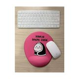 Skygo Revify Dobarlan Bıragma Gendini Baskılı Bilek Destekli Oval Mouse Pad (Pembe) - Option-1 - 00-Siyah - Beyaz