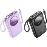 Skygo Revify Hoco Q19 Lucky 10000MAH 30W Dijital Göstergeli Kablolu POWERBANK-(5775)
