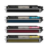 Skygo Revify Hp Uyumlu CE310A-CE311A- CE312A-CE313A Takım Muadil Toner 126A (Kırmızı) - 1 GB - 00-Siyah - Beyaz - Option-1