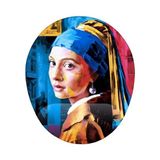 Skygo Revify Inci Küpeli Kız Bilek Destekli Mouse Pad - -- - Option-1