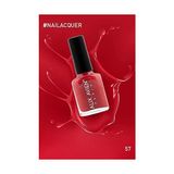 Skygo Revify Kırmızı Oje 57 - Yüksek Pigmentli Uzun Süreli Kalıcılık Hızlı Kuruma - Nail Lacquer 57