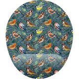 Skygo Revify Kuş Desenli Bilek Destekli Mouse Pad - Option-1 - 00-Siyah - Beyaz