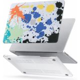 Skygo Revify MacBook Air 13 Inç Kılıf Uyumlu A1466 A1369 Ince Hafif Sert Kapak Renkli Desen Darbe Çizilme Koruma Hard Case Karışık - 1 GB - 00-Siyah - Beyaz - Option-1