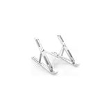 Skygo Revify Macbook Laptop Bilgisayar Standı Notebook Özel Yükseltici Stand Tablet Tutucu Ayarlı Metal Metal Stand - 1 GB - 00-Siyah - Beyaz - Option-1