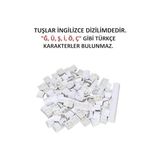 Skygo Revify Spelt 108 Tuş Universal Renkli Mekanik Klavye Tuş Takımı Kapağı Keycap Beyaz Ingilizce Dizilimli - 1 GB - 00-Siyah - Beyaz - Option-1