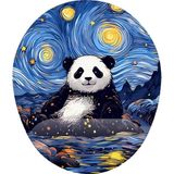 Skygo Revify Van Gogh Panda Bilek Destekli Mouse Pad - -- - Option-1