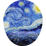 Skygo Revify Van Gogh Starry Night Bilek Destekli Mouse Pad - Option-1 - 00-Siyah - Beyaz