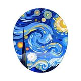 Skygo Revify Van Gogh Yıldızlı Gece Illüstrasyon Bilek Destekli Mouse Pad - -- - Option-1