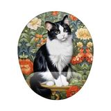Skygo Revify Vintage Kedi Mouse Pad - Option-1 - 00-Siyah - Beyaz