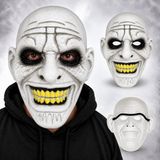 Skygo Sarı Dişli Kara Göz Plastik Korku Maskesi