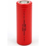 Skygo Şarj Edilebilir Pil (26650 5000MAH 3.7V Li-Ion - Kırmızı)