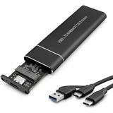 Skygo SSD Kutu Type-C 3.1 + Usb3.0 Nvme M2 Chıp JMS581D Siyah HDX1769 - Standart