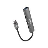 Skygo SW-U324 Type-C Metal USB Hub, 3x USB 2.0 + 1x USB 3.0 4 Port USB Çoklayıcı, Alüminyum Gövde Gri Usb-C Hub, Laptop Tablet Pc MacBook Için Mouse Klavye USB Bellek Aksesuar Bağlantı Adaptörü - 1 GB - 00-Siyah - Beyaz - Option-1