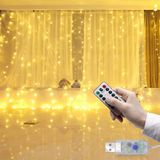 Skygo Tel Perde LED 3*3m 300 LED Gün Işığı - Çok Renkli