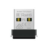 Skygo TX1U; AX300 Mbps, Tasarım, Tak ve Çalıştır, Linux ve Windows(11/10/7) Destekli, Wi-Fi 6 USB Adaptör - 1 GB - 00-Siyah - Beyaz - Option-1