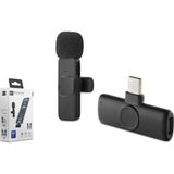 Skygo Type-C Kablosuz Mikrofon - Siyah HDX2785 - Standart - Renkli