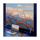 Skygo Type-C PD100W 5 Portlu 4K 30Hz HDMI 100MBPS Ethernet USB 2.0 + USB 3.0 Çoklayıcı Hub - 1 GB - 00-Siyah - Beyaz - Option-1