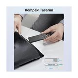 Skygo Type-C To 3.0 Tf Sd Kart Okuyucu 3 Portlu USB 3.0 Çoklayıcı Adaptör Siyah - 1 GB - 00-Siyah - Beyaz - Option-1