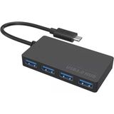 Skygo Type-C To 4 Port USB 3.0 Hub Ince Tasarım 5gbps Yüksek Hızlı Super Speed Type-C Çıkışlı USB 3.0 Girişli Çoklayıcı Çoğaltıcı Çevirici Adaptör - 1 GB - 00-Siyah - Beyaz - Option-1