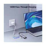 Skygo Type-C To 4K/60Hz HDMI 3*usb 3.0 100W Pd Güç Girişi Çoklayıcı Hub Adaptör - 1 GB - 00-Siyah - Beyaz - Option-1