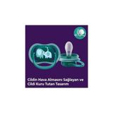 Skygo Ultra Air Emzik, 18 Ay+, Erkek Bebekler Için, 2’li Paket, Ortodontik Silikon, Geniş Hava Delikli, Mikrodalga Sterilize Edilebilir, Bpa Içermez, SCF349/18 - 0- Koyu Mavi - 0 - 1 Ay