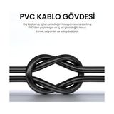 Skygo Usb-A Male To Male Uzatma USB 2.0 Kablo 1.5 Metre - 1 GB - 00-Siyah - Beyaz - Option-1