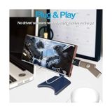 Skygo USB C - USB Adaptörü, USB Type C - USB 3.0 Adaptörü, LED Göstergeli, Dizüstü Bilgisayar, Monitör ve Diğer Type C Cihazlarla Uyumlu - 1 GB - 00-Siyah - Beyaz - Option-1