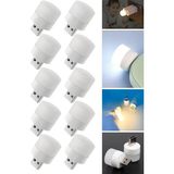Skygo USB Mini Top LED 10’lu Aydınlatma Seti – Sıcak Renkli Gece Lambası, Enerji Tasarruflu Mikro LED Işıklar - 1 GB - 00-Siyah - Beyaz - Option-1
