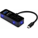 Skygo USB Type-C 3.2 Gen2 Hub Kart Okuyucu (4 Port, 10 Gbps, TC256)