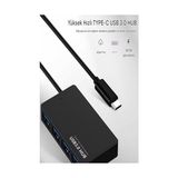 Skygo USB Type C Hub 4 Port 3.0 USB Çoklayıcı Type-C USB 3.0 Çoklayıcı - 1 GB - 00-Siyah - Beyaz - Option-1