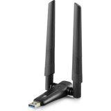 Skygo USB Wıfı Adaptor AC1200 2.4ghz&5ghz RTL8812BU Wifi5 Siyah UAC20 - Renkli