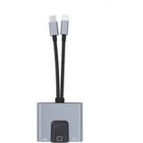Skygo ZR815 Lightning Type-C 3 In 1 Ethernet Çevirici Aux - Renkli