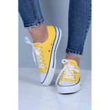 SkyHike Keten Sarı Kısa Rahat Sneaker Spor Ayakkabı Sarı