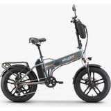 Skyjet Trvııı Pro 1000W Elektrikli Bisiklet Ayna Çanta ve El Gazı Hediyeli - Gri