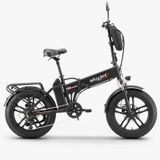 Skyjet Trvııı Pro W Çift Bataryalı 1000 W Siyah Katlanabilir Elektrikli Bisiklet