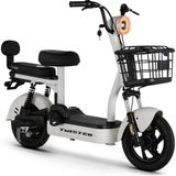 Skyjet Twister 2 Tekerlekli Elektrikli Motosiklet 75 kg Taşıma Kapasitesi ve 48V Batarya - Beyaz